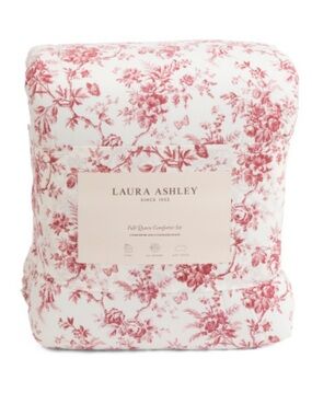 Laura Ashley Floral Cotton Comforter Set